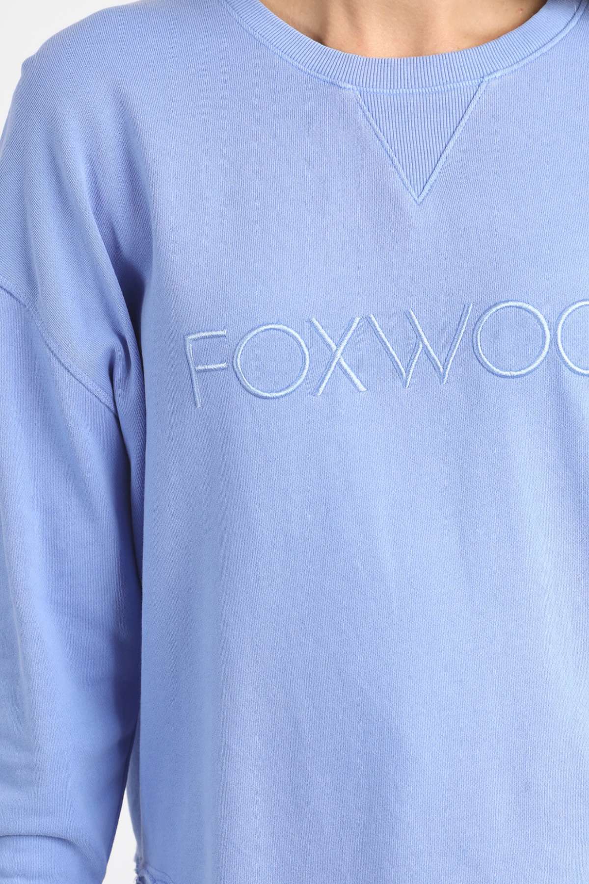 Collection of Foxwood Simplified Crew - Neon Blue in a gallery layout