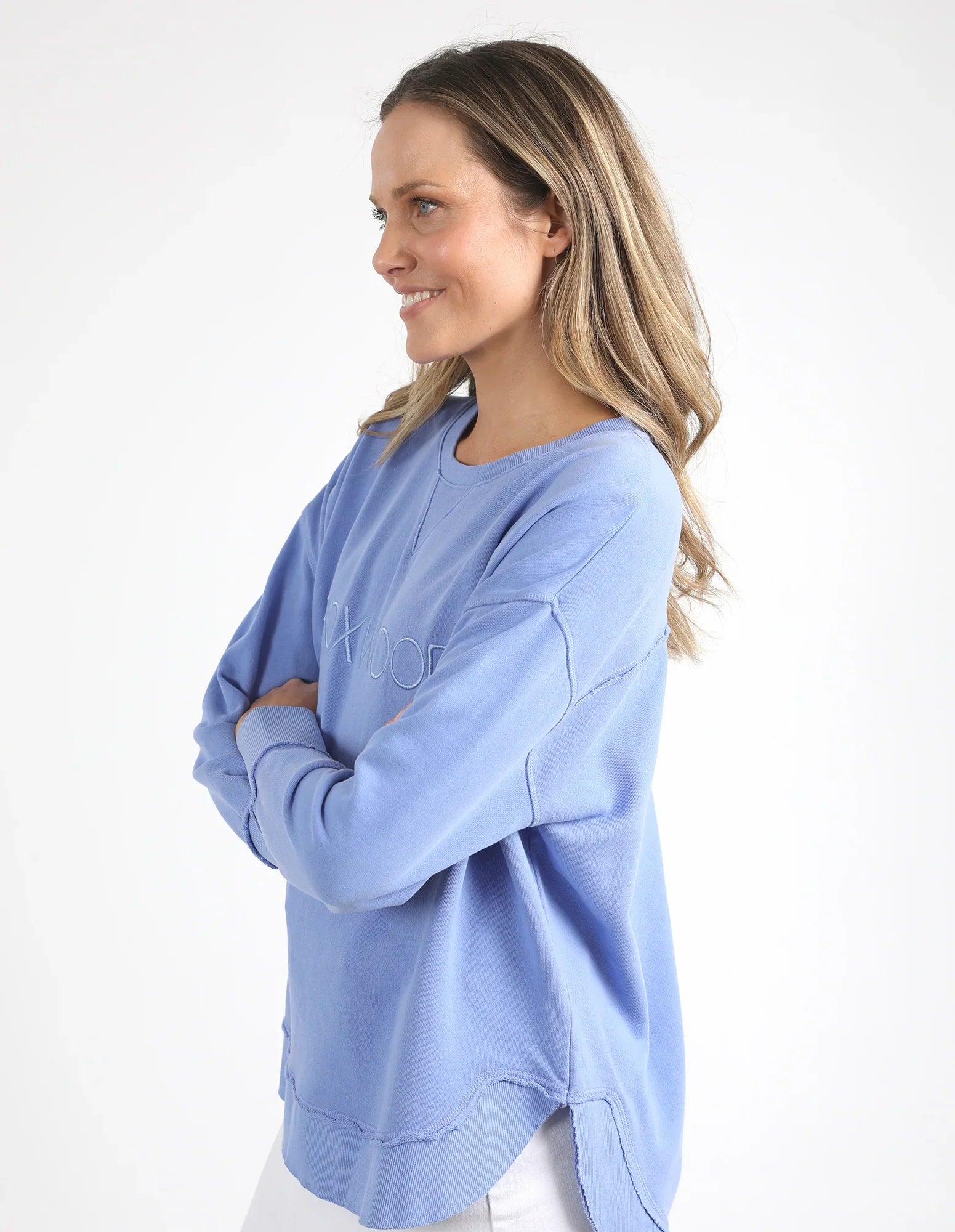 Foxwood Simplified Crew - Neon Blue