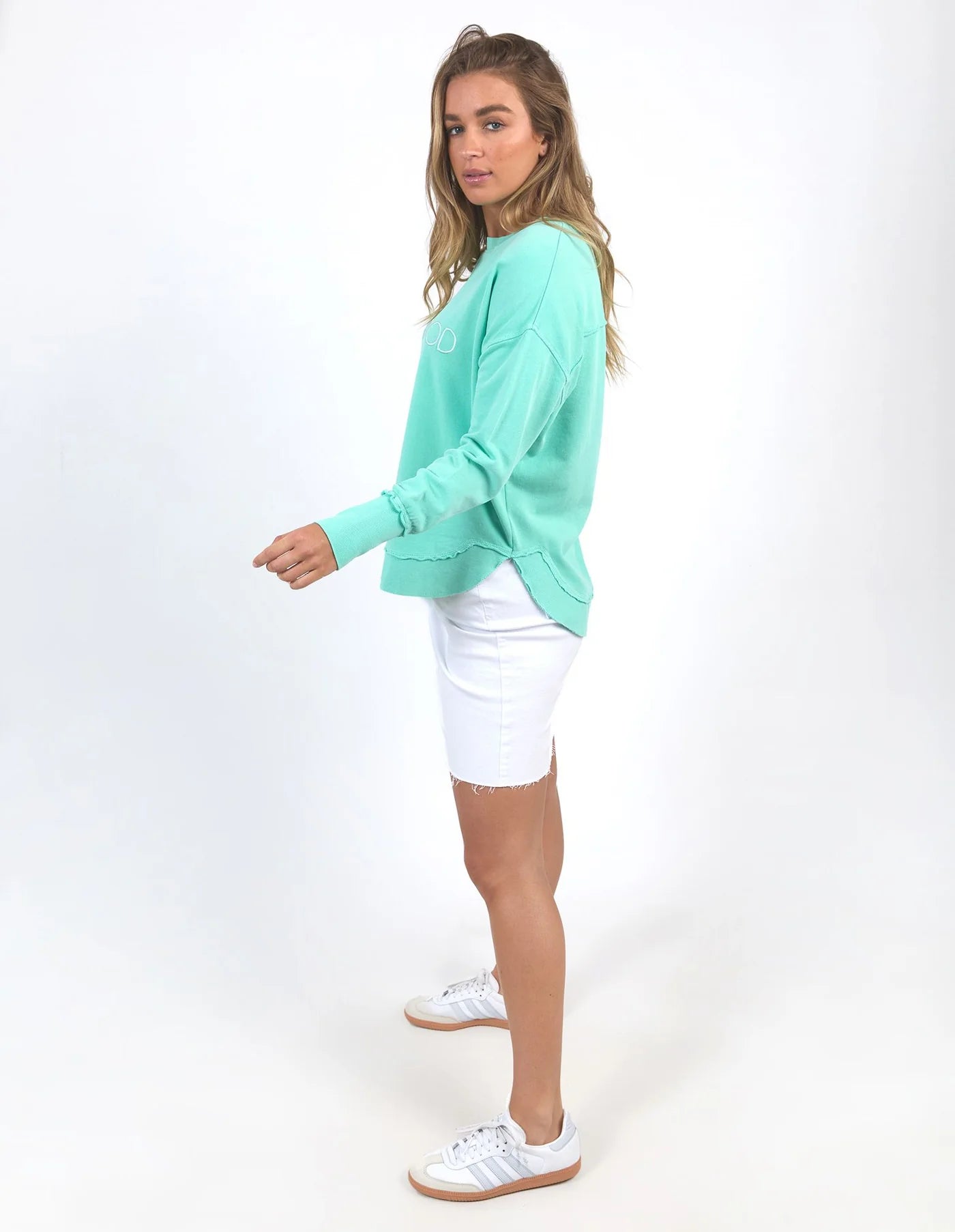 Foxwood Simplified Crew - Neon Mint