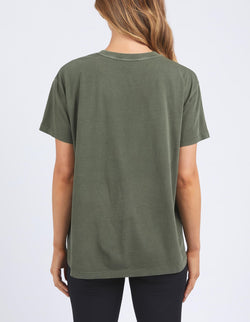 Collection of Foxwood Impact Tee - Olive Green in a gallery layout