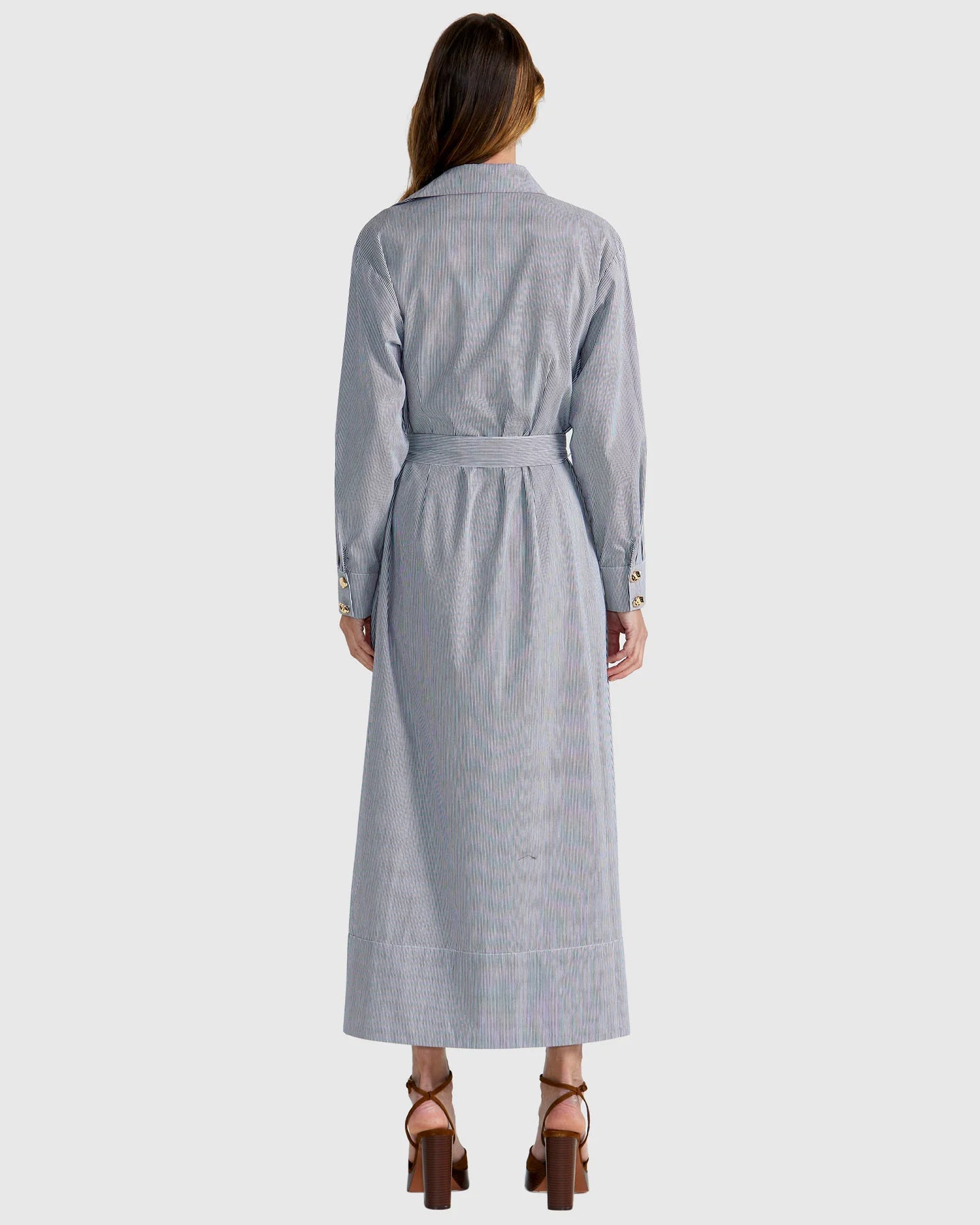 Collection of Fate and Becker Madras Dress - Black/White in a gallery layout