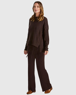 Collection of Fate and Becker Catalina Knit - Brown in a gallery layout