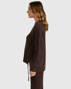 Collection of Fate and Becker Catalina Knit - Brown in a gallery layout