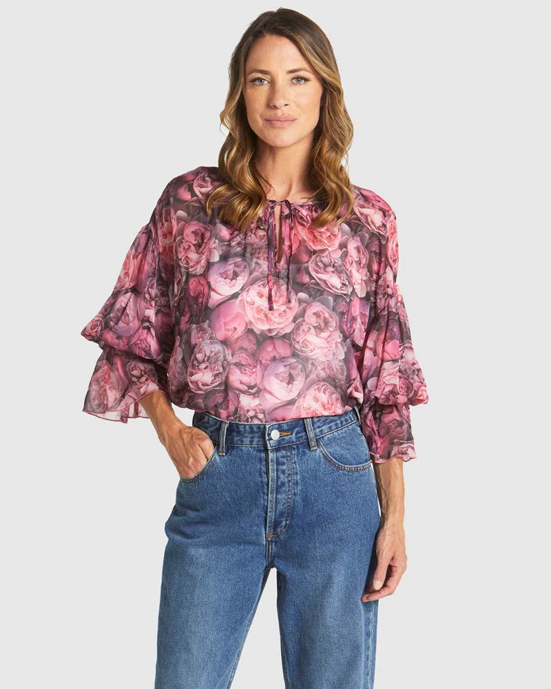 Fate and Becker Phenomenon Blouse - Peony