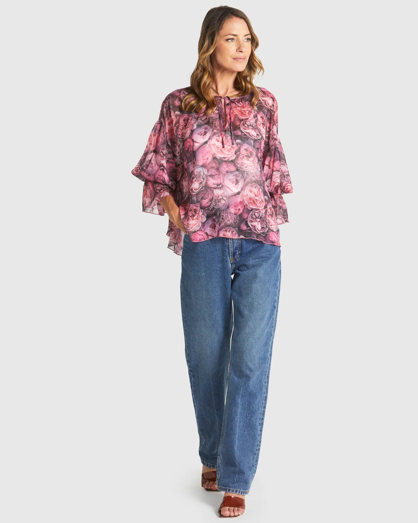 Collection of Fate and Becker Phenomenon Blouse - Peony in a gallery layout