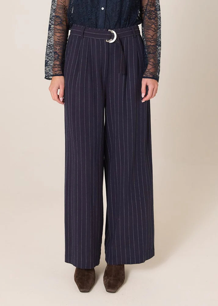 Collection of Fate and Becker Stairway Pant - Navy in a gallery layout