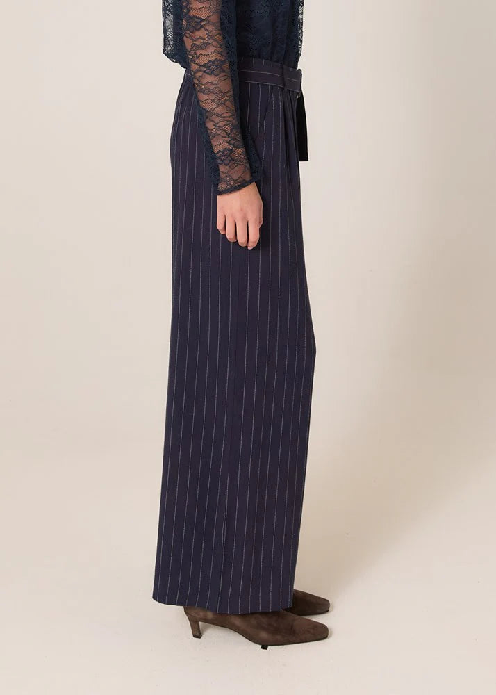 Collection of Fate and Becker Stairway Pant - Navy in a gallery layout