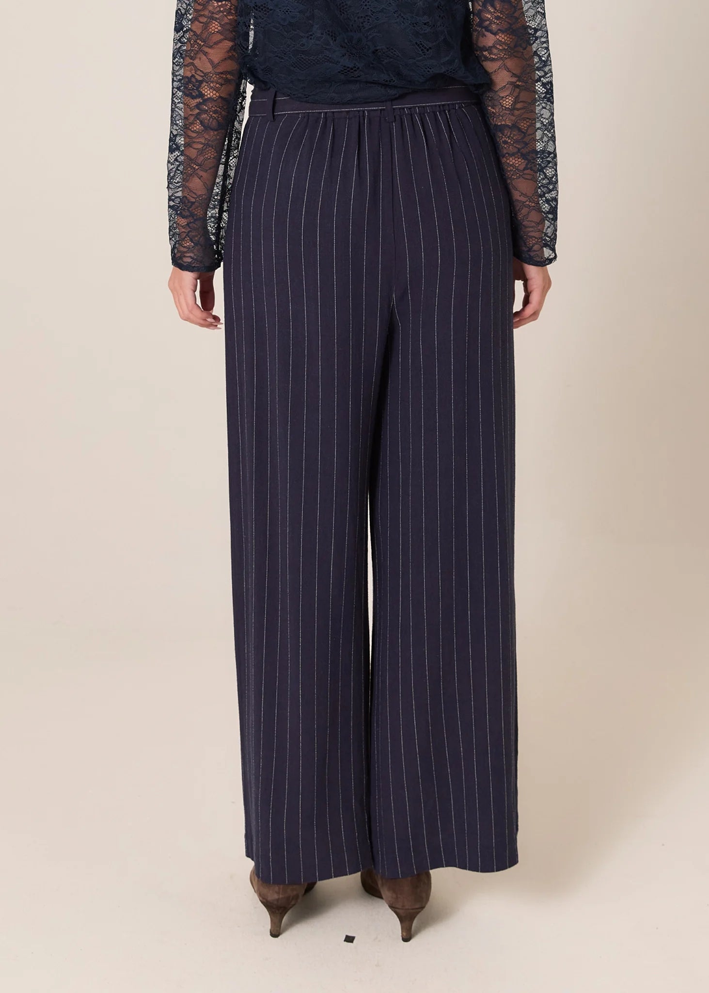 Collection of Fate and Becker Stairway Pant - Navy in a gallery layout