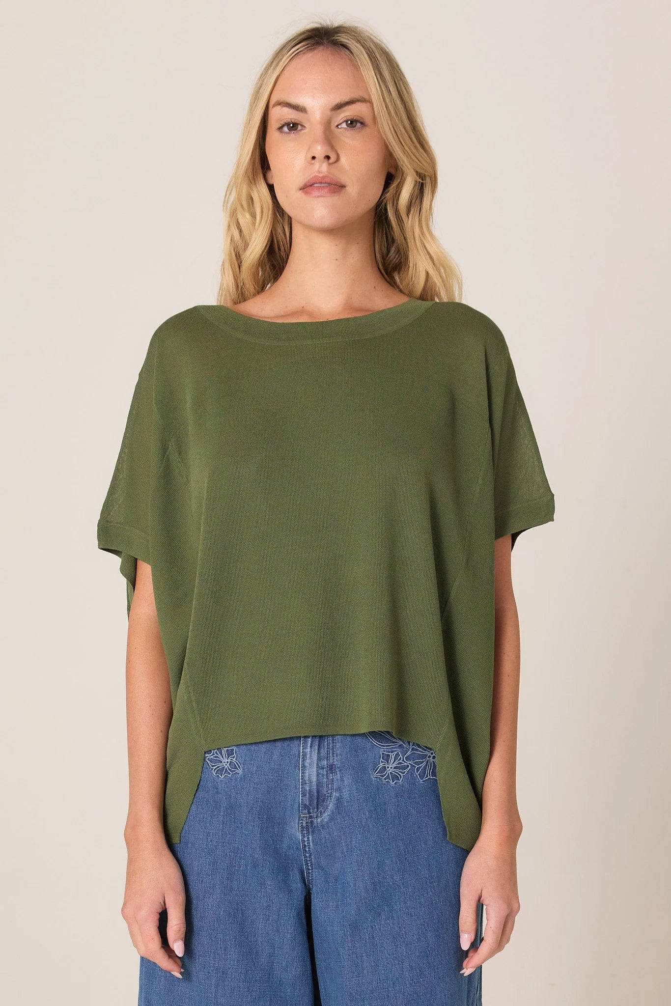 Fate and Becker Esther Knit Top - Olive