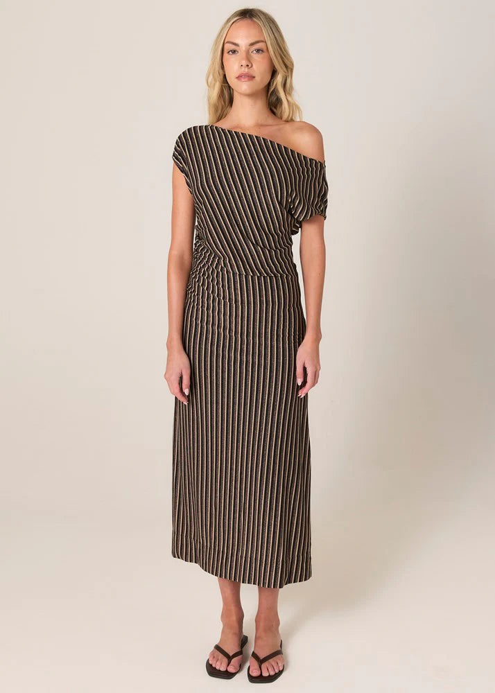 Fate and Becker Everlyn Metallic Jersey Dress - Multicolour