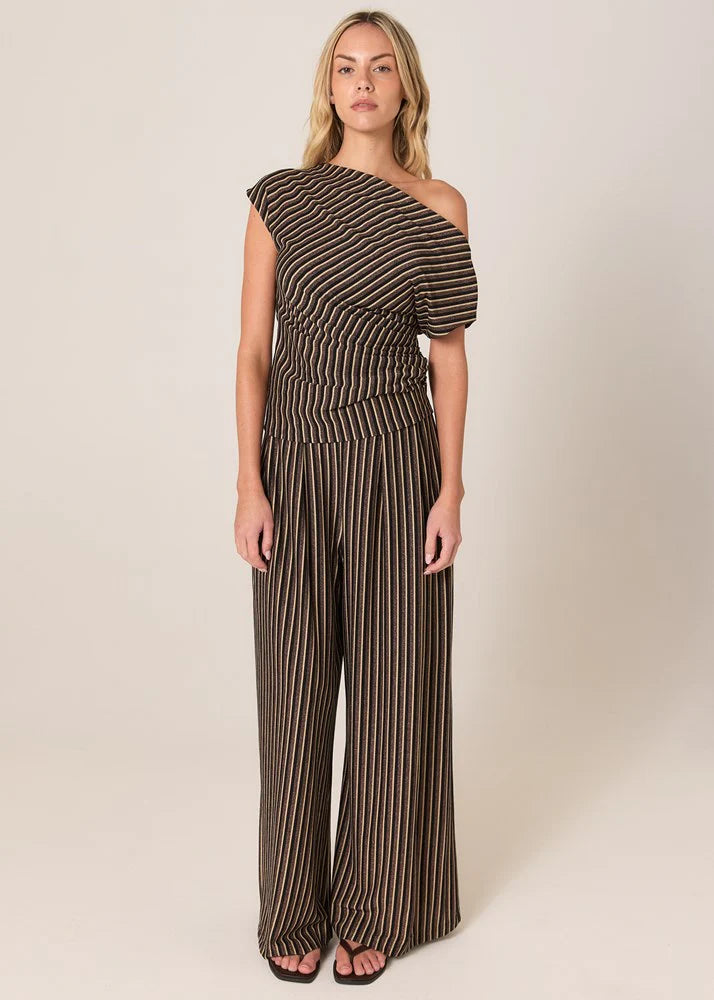 Fate and Becker Everlyn Metallic Jersey Pant - Multicolour