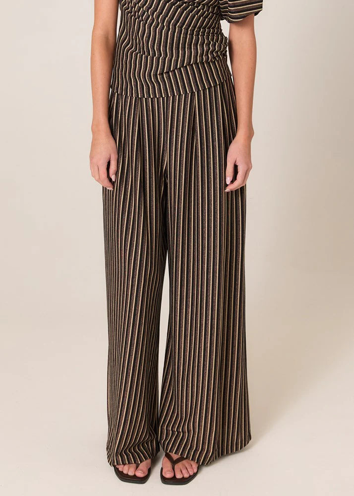 Fate and Becker Everlyn Metallic Jersey Pant - Multicolour