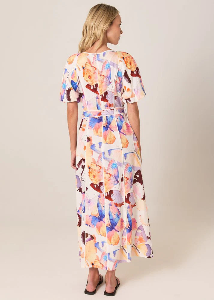 Fate and Becker Mariposa Dress - Butterfly Print