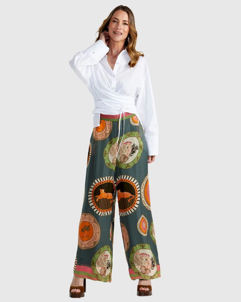 Collection of Fate and Becker Wildfire Wrap Shirt - White in a gallery layout