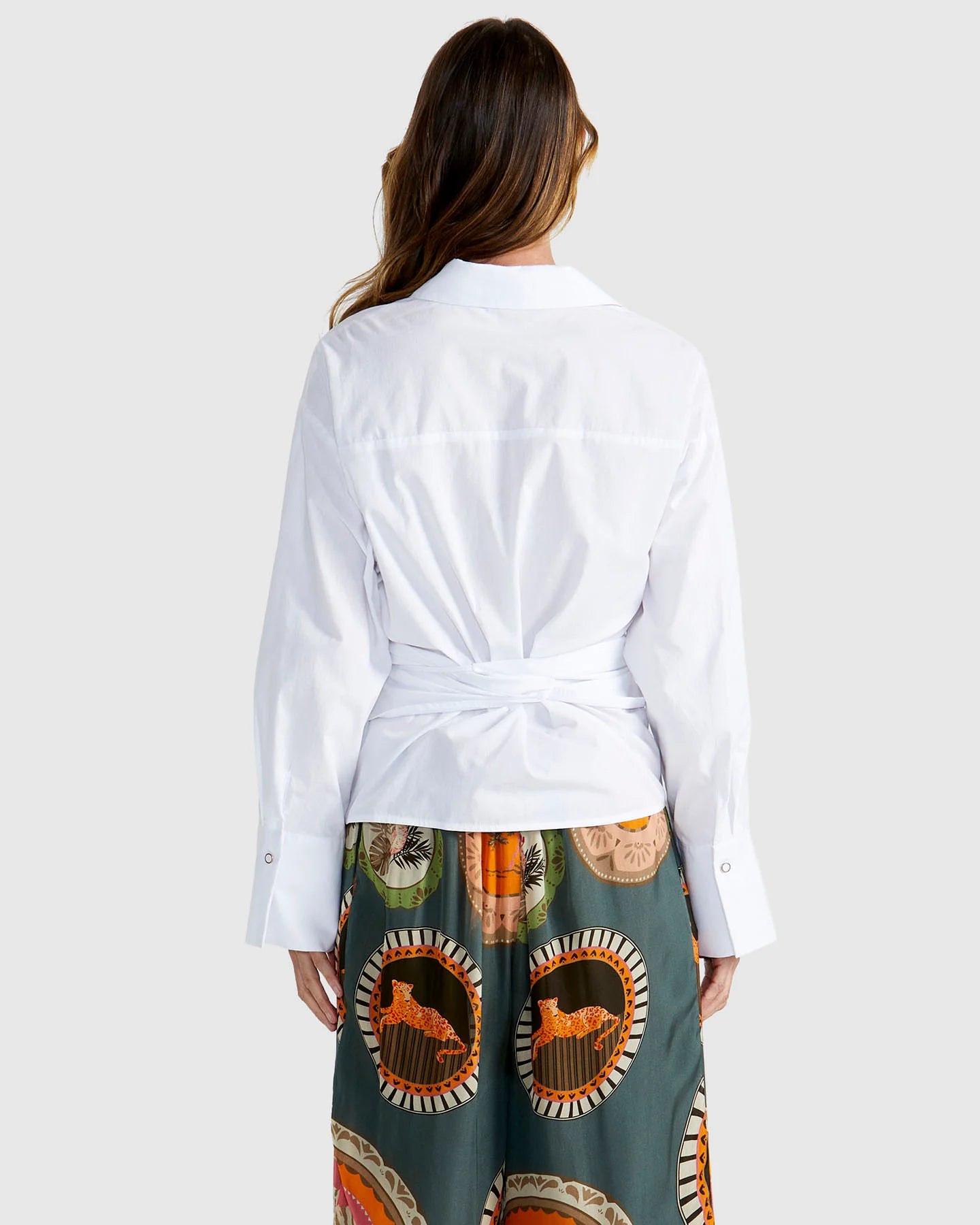 Fate and Becker Wildfire Wrap Shirt - White