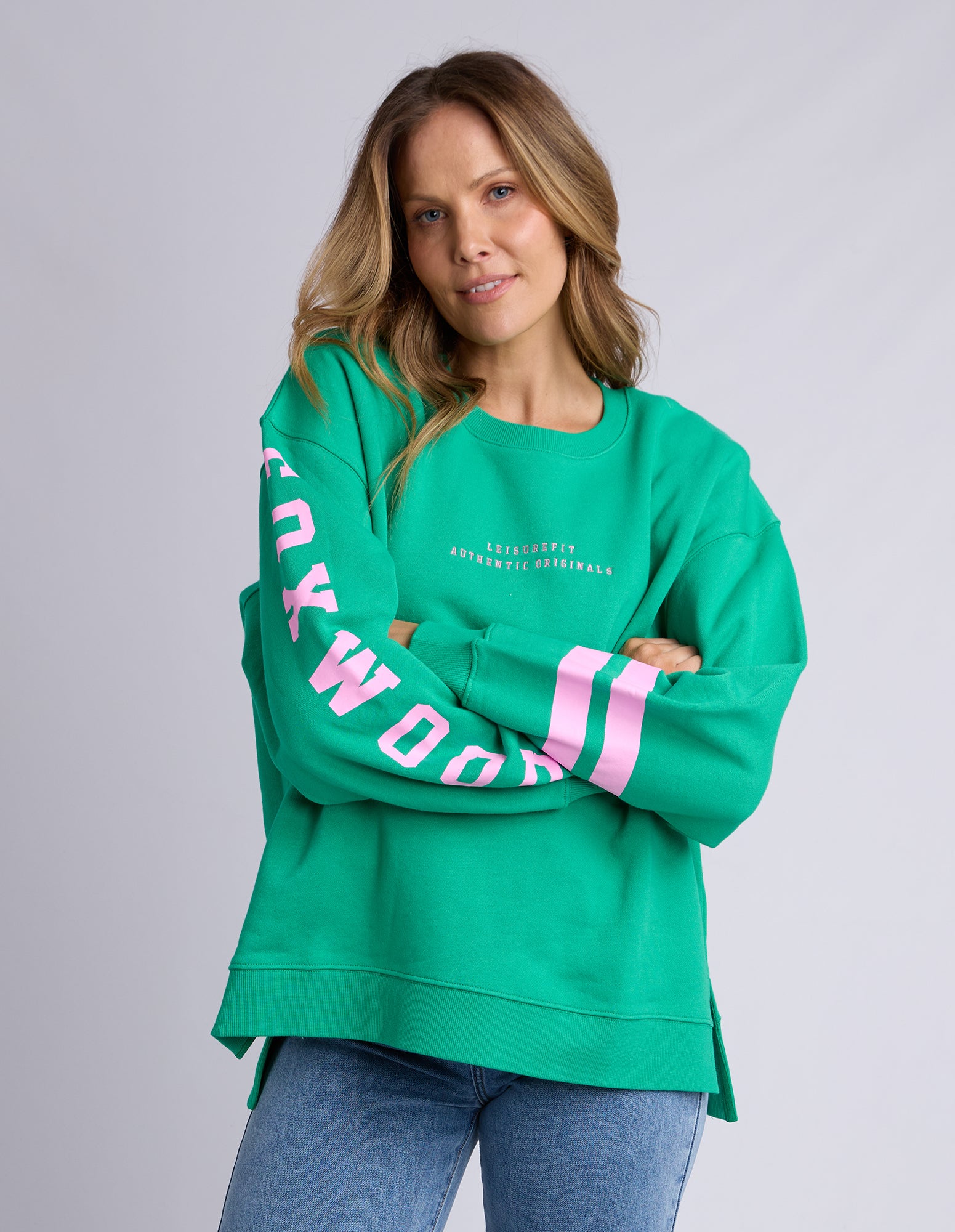Foxwood Origin Crew Jumper - Green