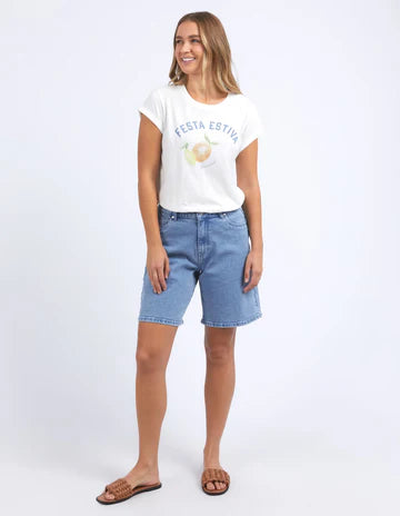 Foxwood Italian Summer Tee - White