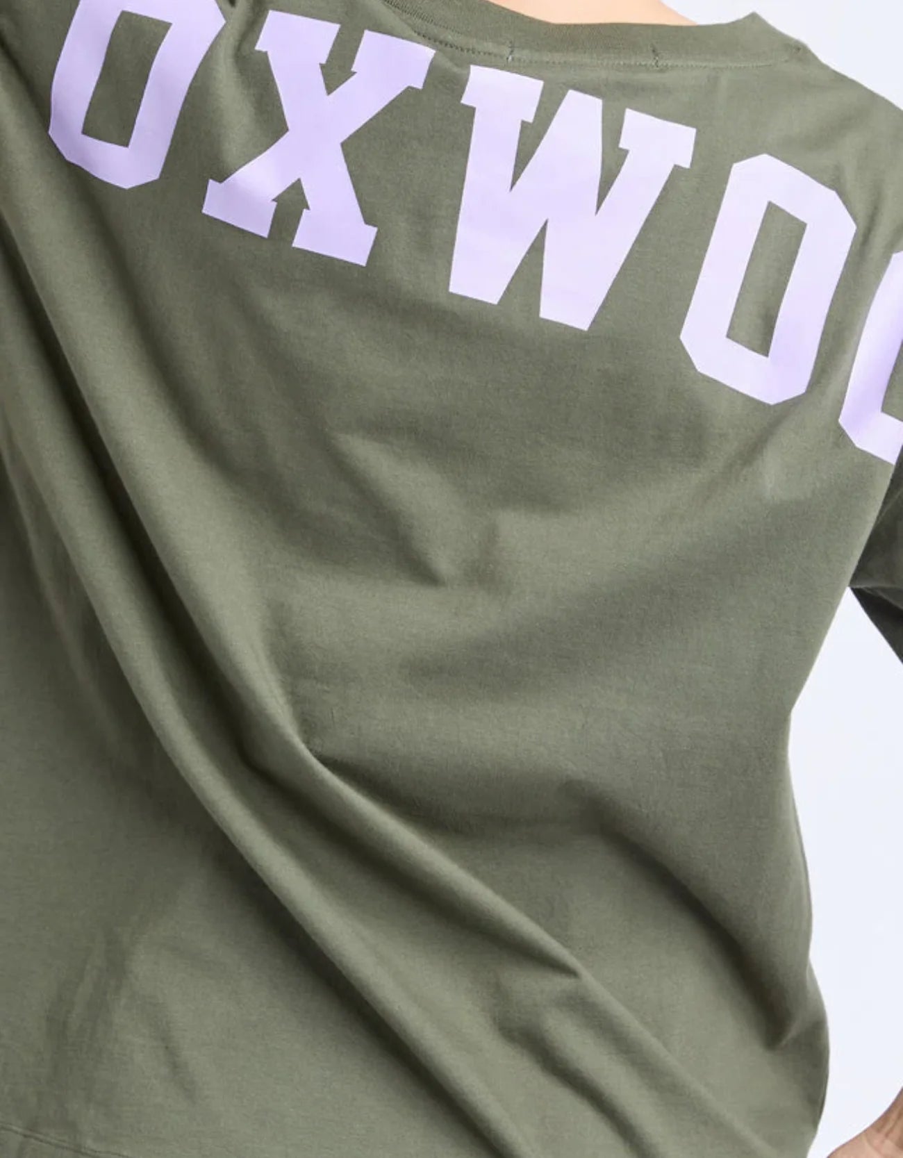 Image of Foxwood Green t-shirt with 'FOXWOOD' text on a white background
