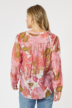 Collection of Gordon Smith Hunter Shirt - Blush Multi in a gallery layout