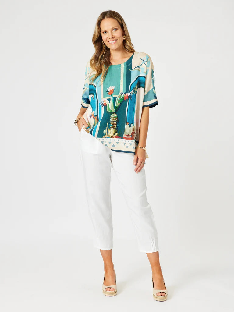 Gordon Smith Lino Tapered Pant - White