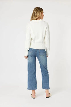 Collection of Gordon Smith Newport Jumper - Ivory in a gallery layout