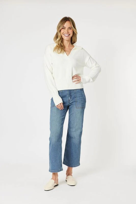 Gordon Smith Newport Jumper - Ivory