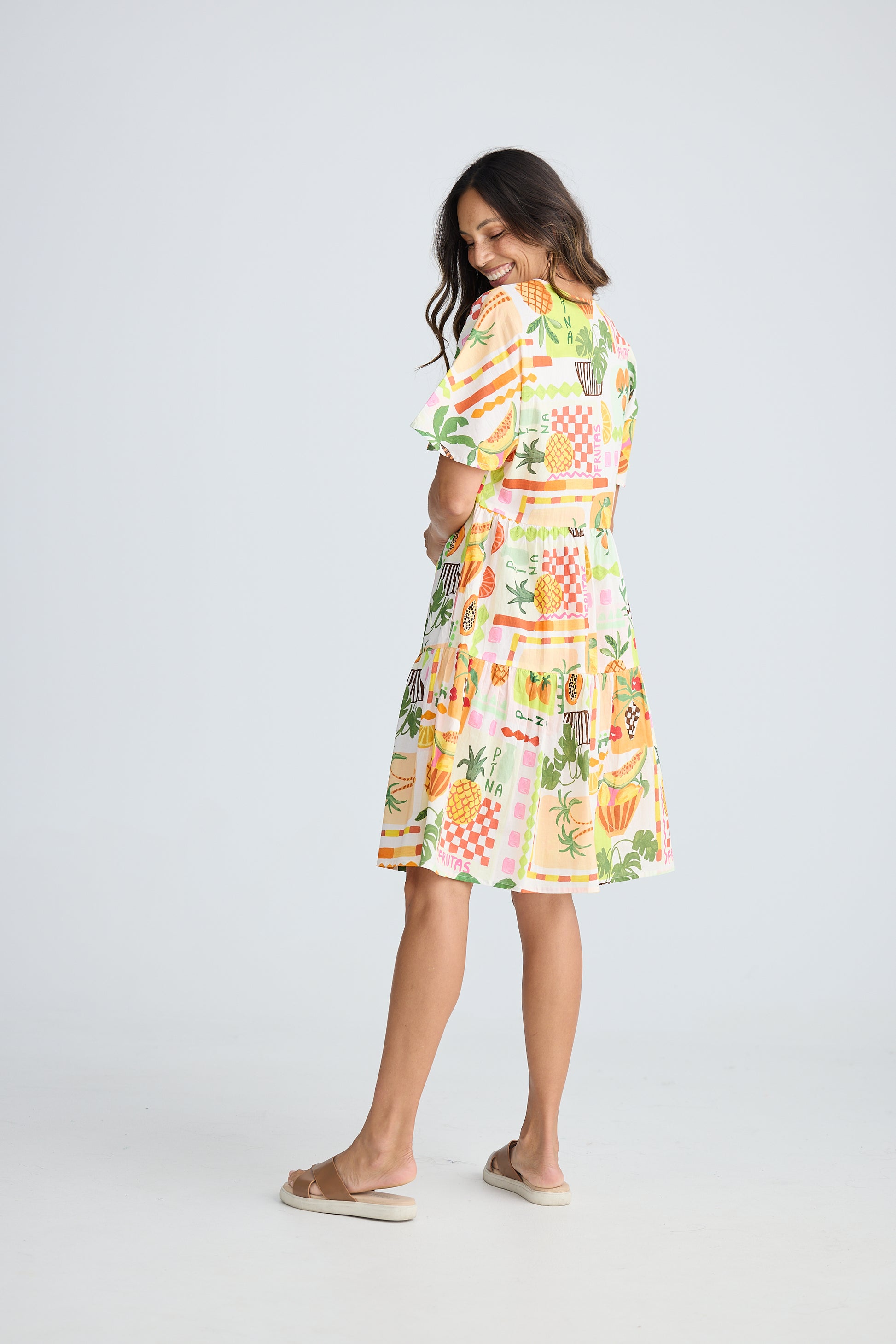Holiday Lola Dress - Tropical Fiesta