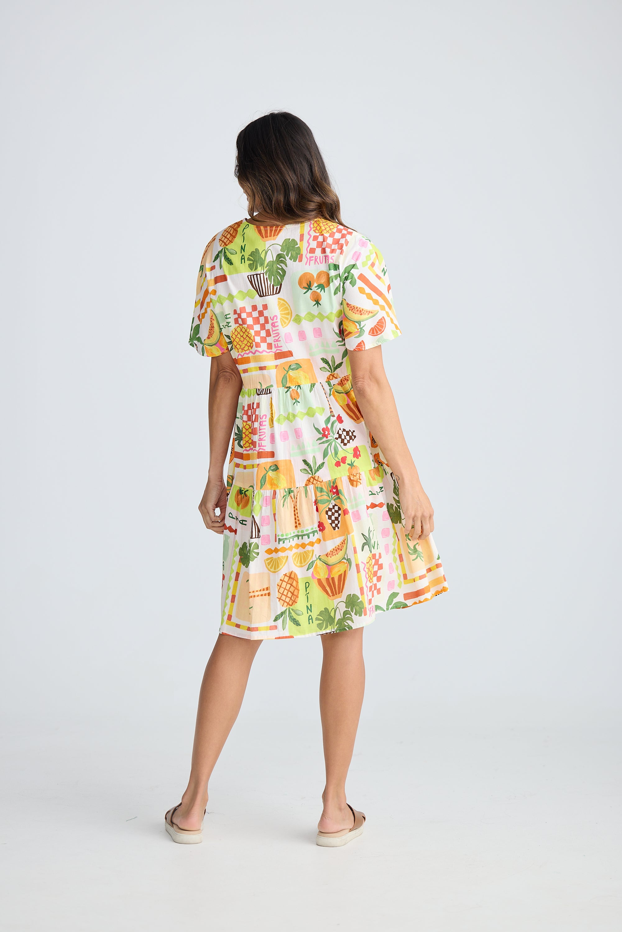 Image of Holiday Lola Dress - Tropical Fiesta