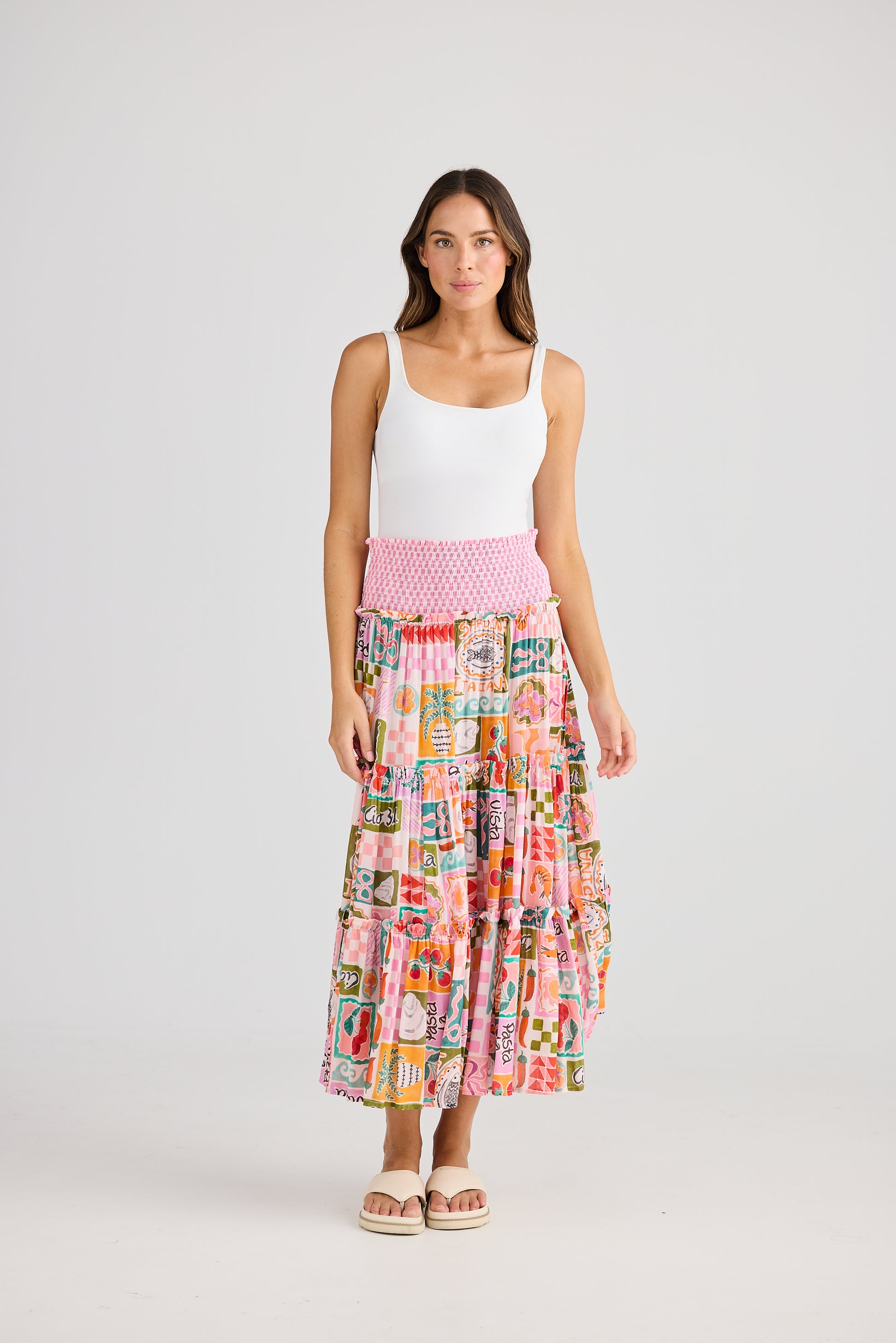 Holiday Pier Skirt - Sardinia Summer