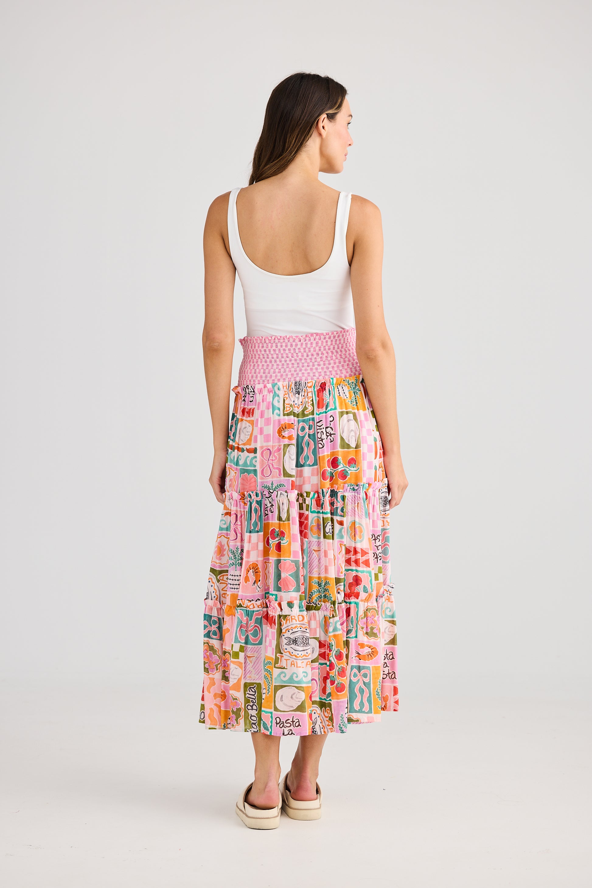 Holiday Pier Skirt - Sardinia Summer