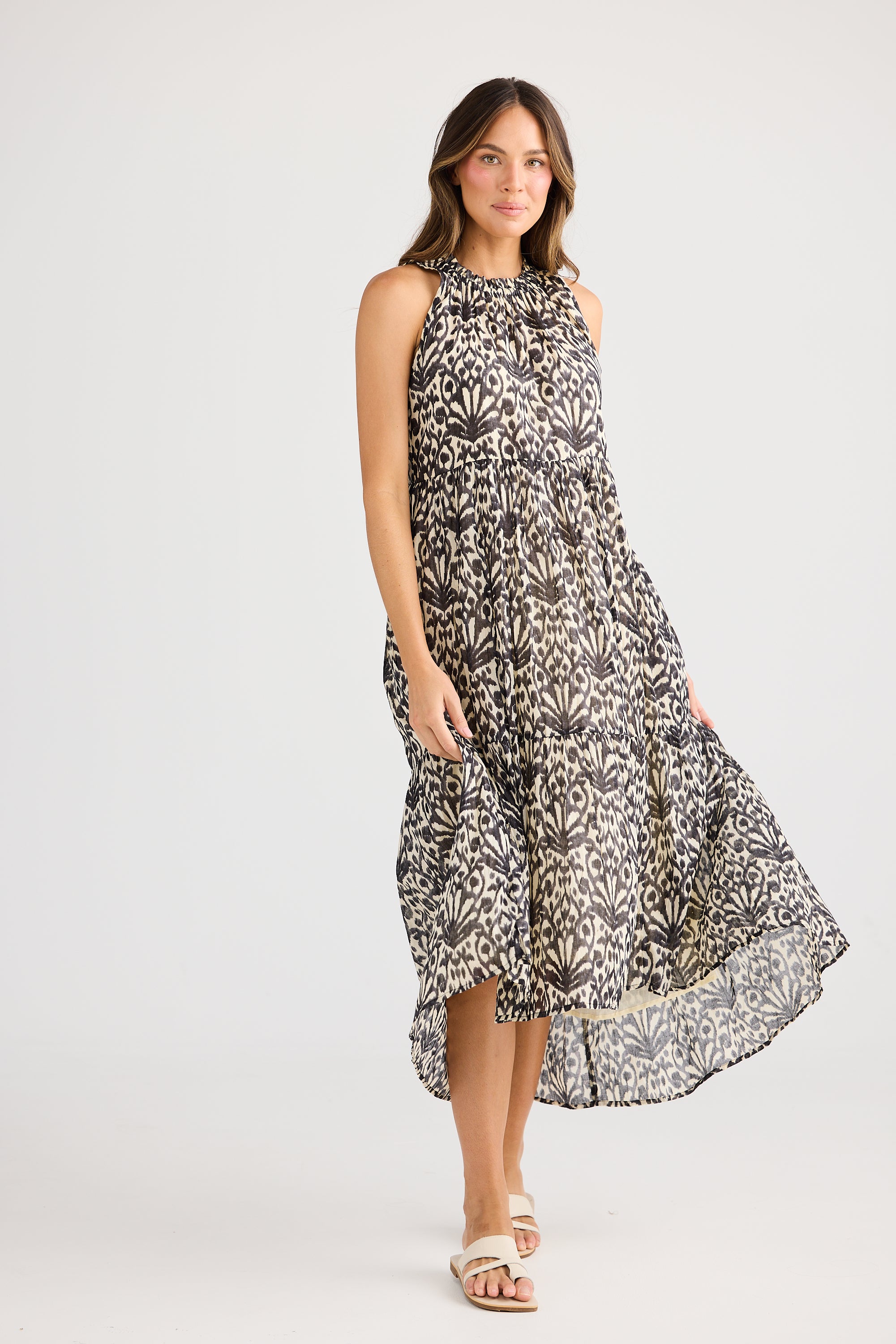 Collection of Holiday Margot Dress - Spring Fan in a gallery layout