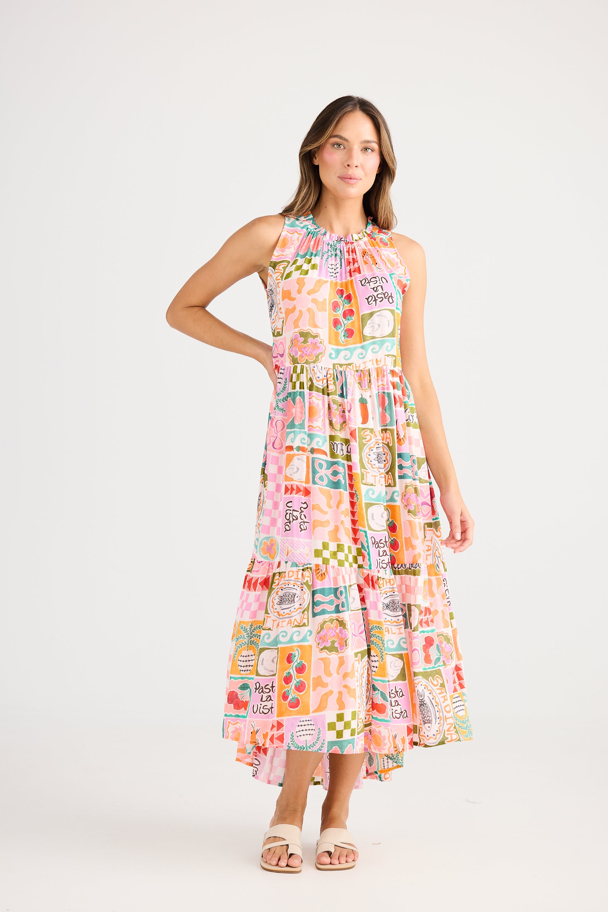 Holiday Margot Dress - Sardinia Summer