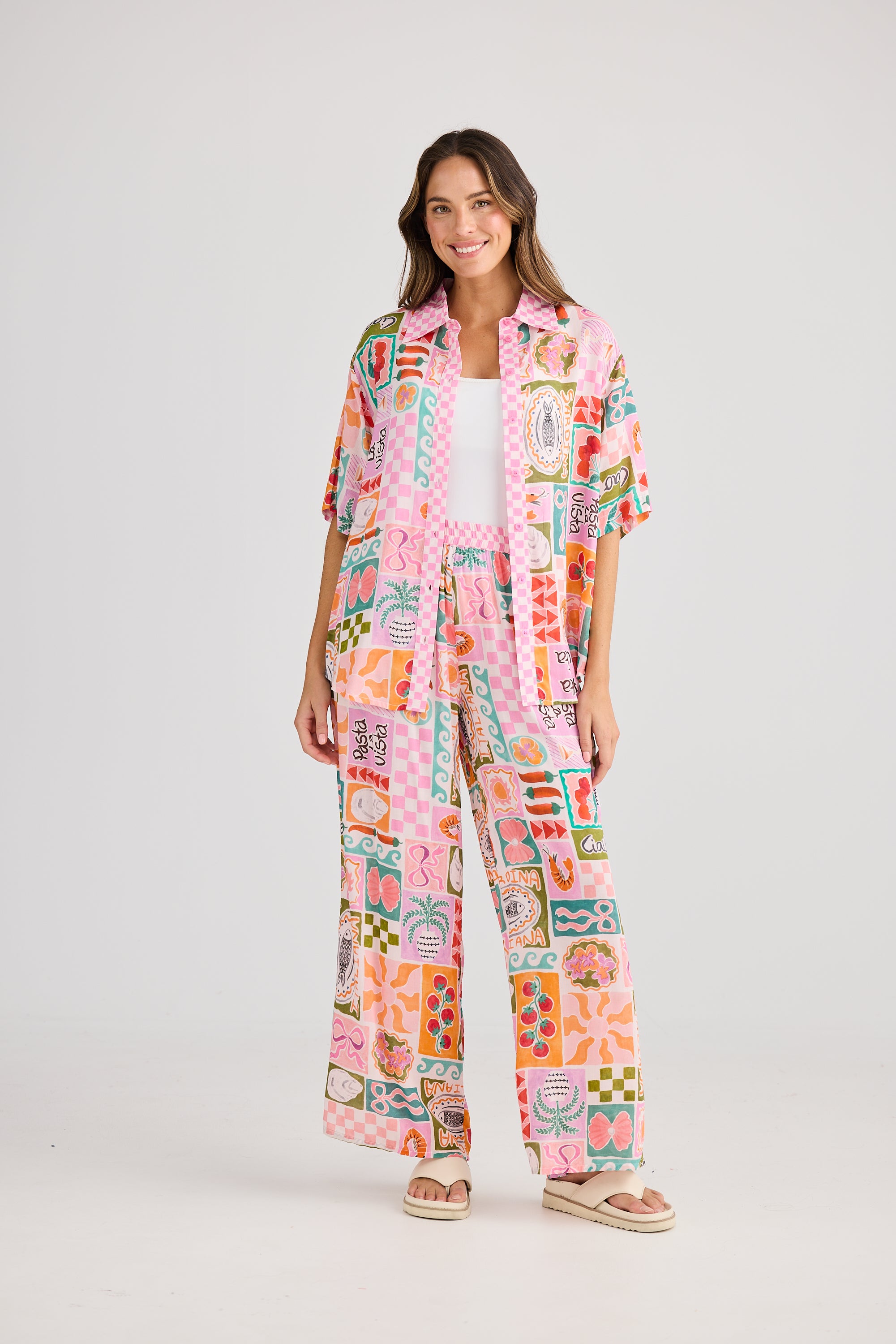 Collection of Holiday Alita Pant - Sardinia Summer in a gallery layout