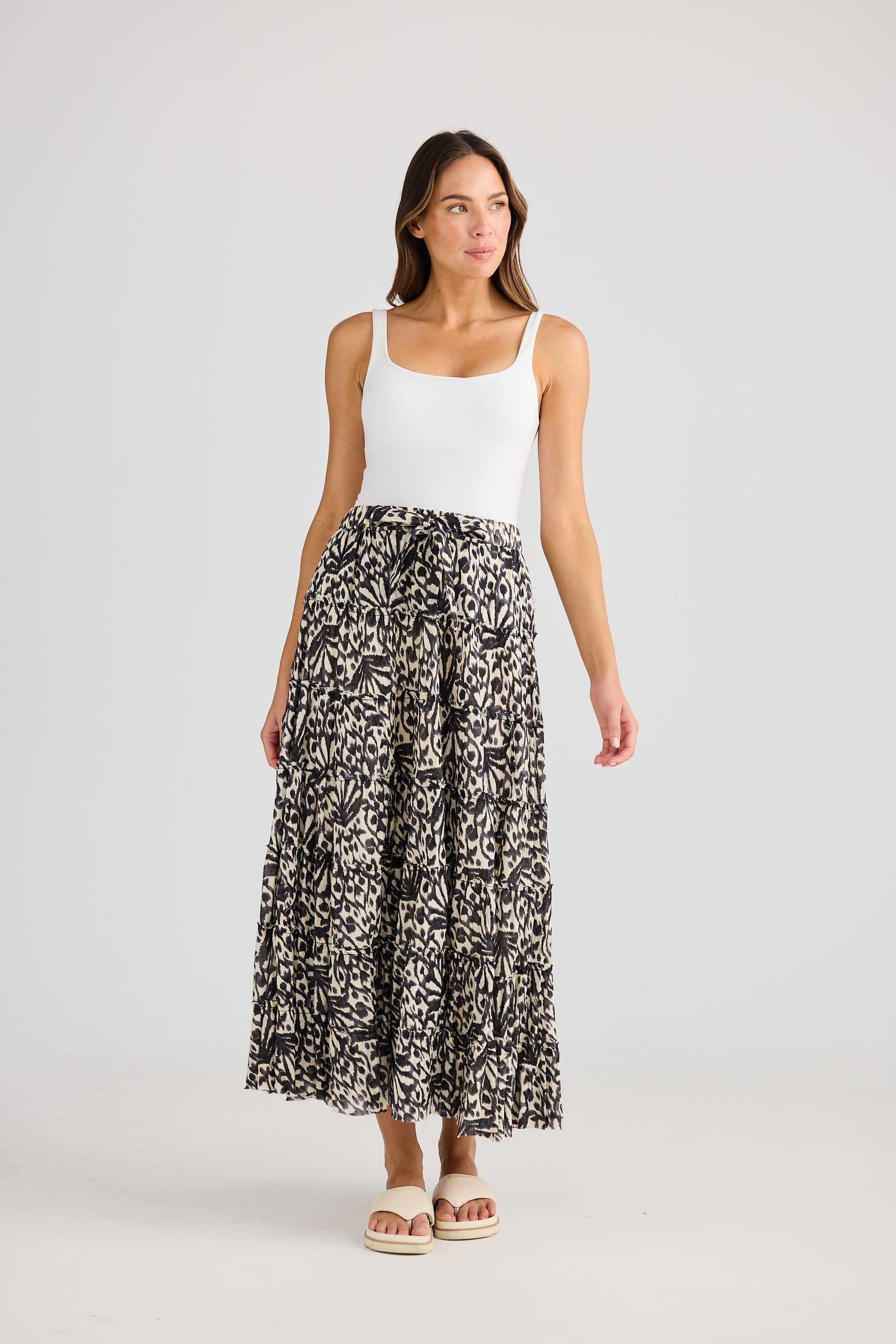 Holiday Vacation Skirt - Spring Fan