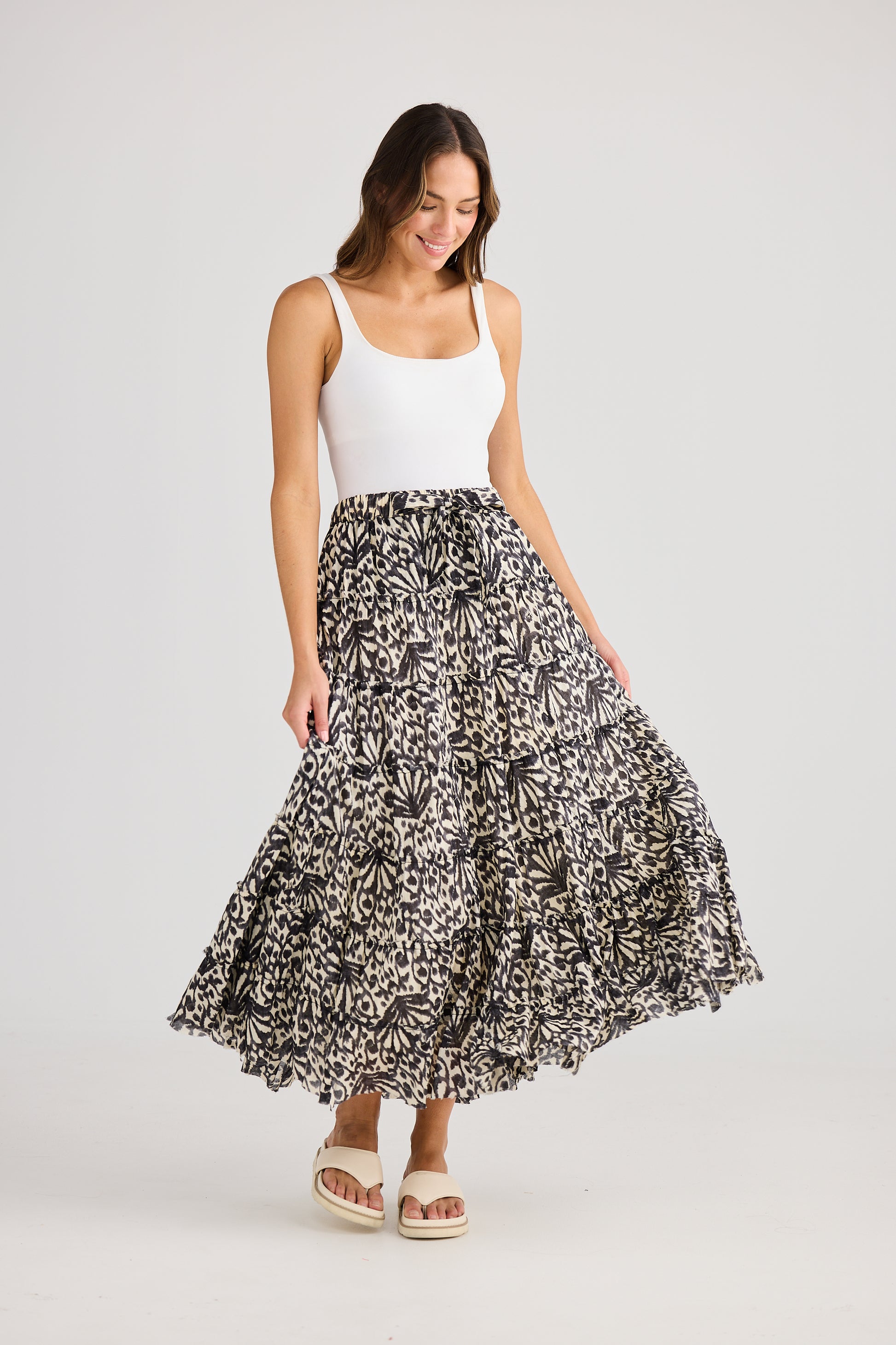 Holiday Vacation Skirt - Spring Fan