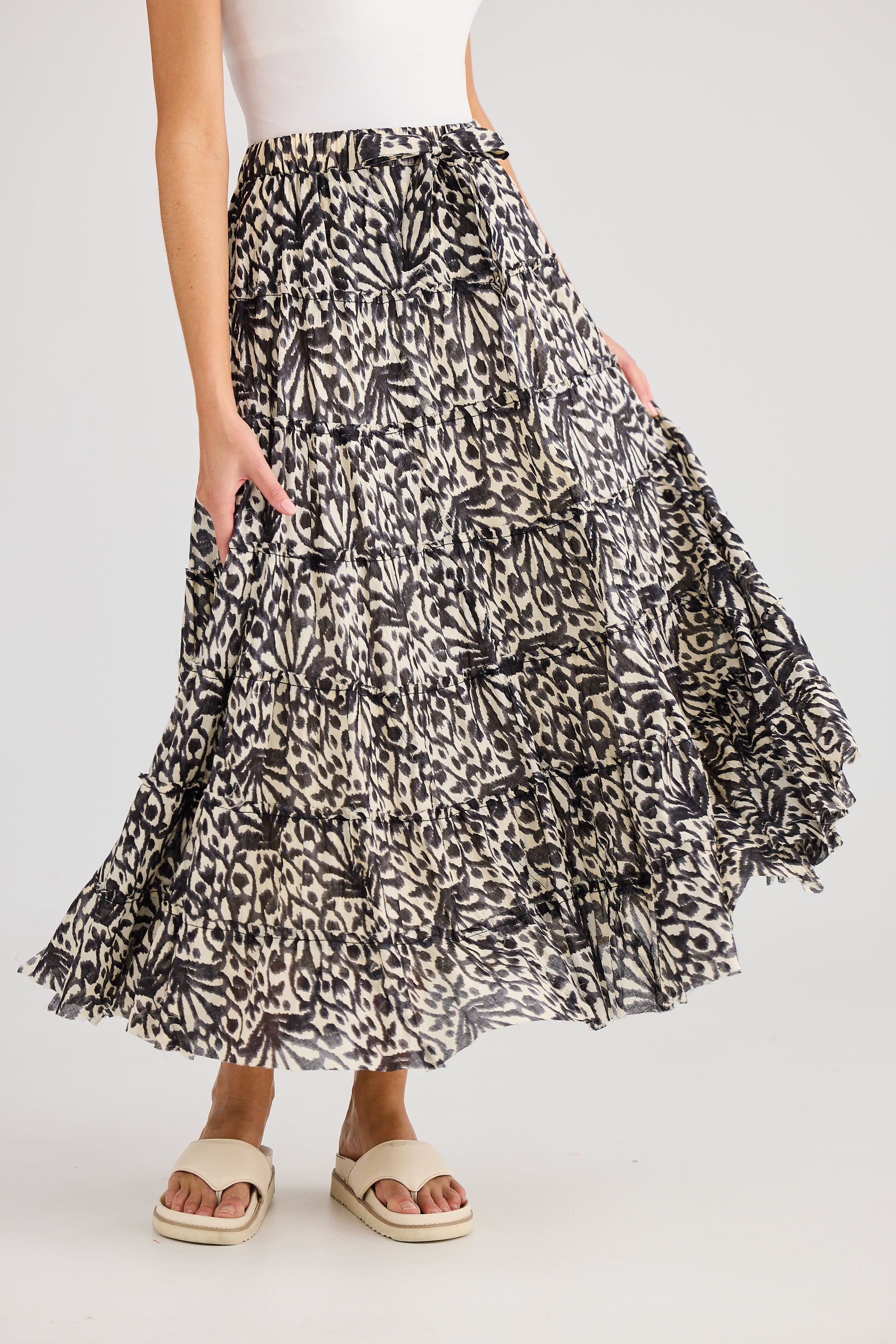 Holiday Vacation Skirt - Spring Fan