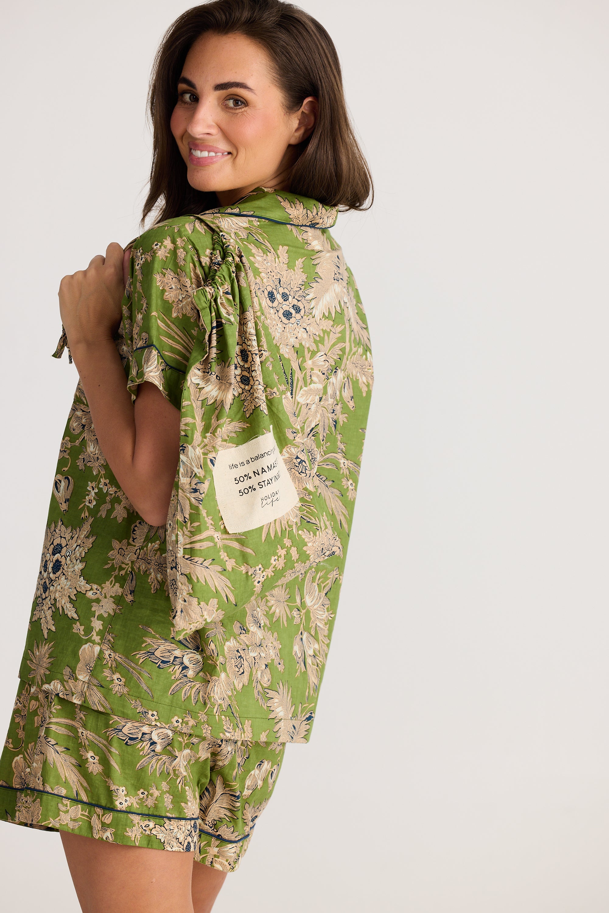 Collection of Holiday Life Namaste Pyjama Set - Haveli Print in a gallery layout