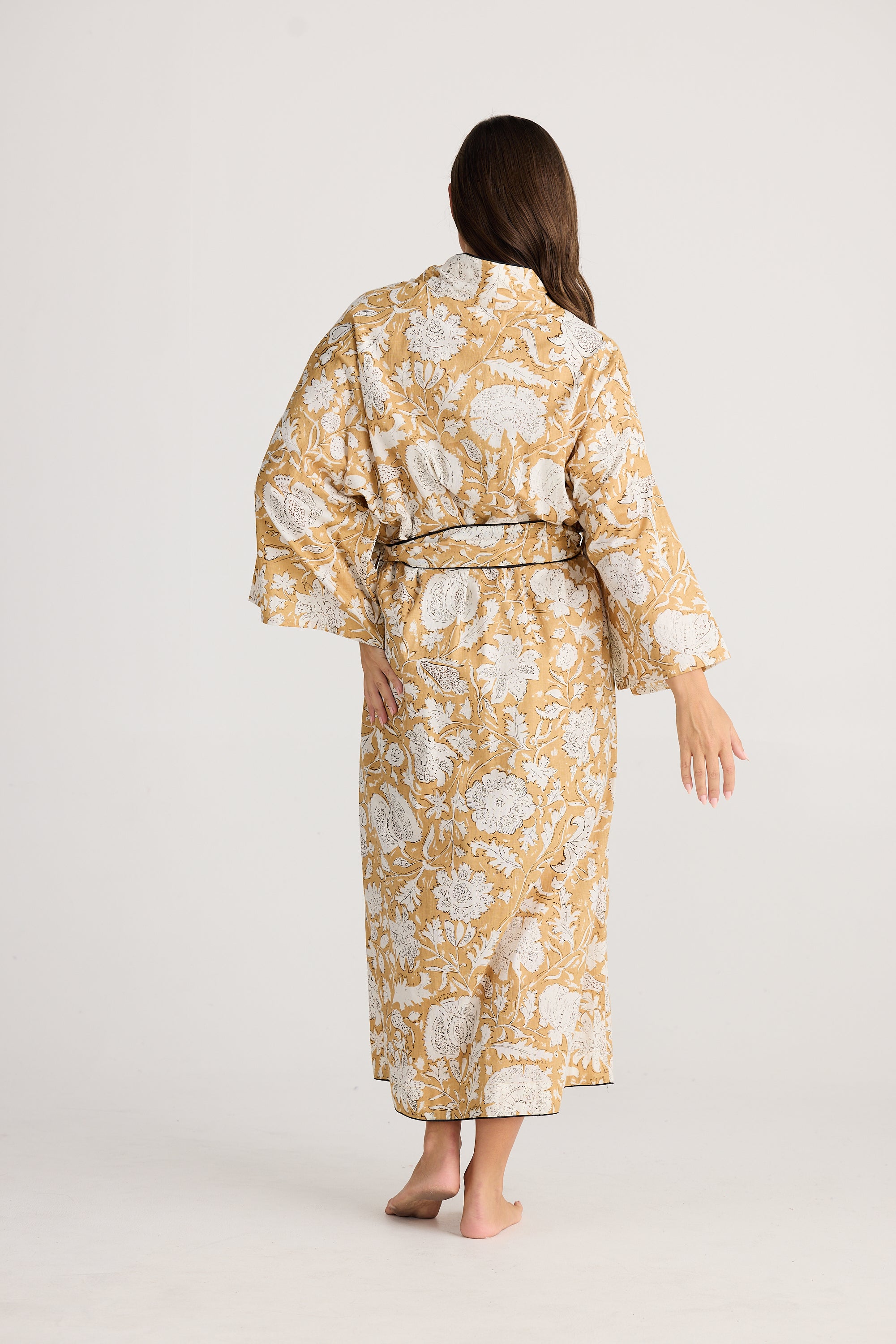 Collection of Holiday Life Namaste Robe - Paisley Print in a gallery layout