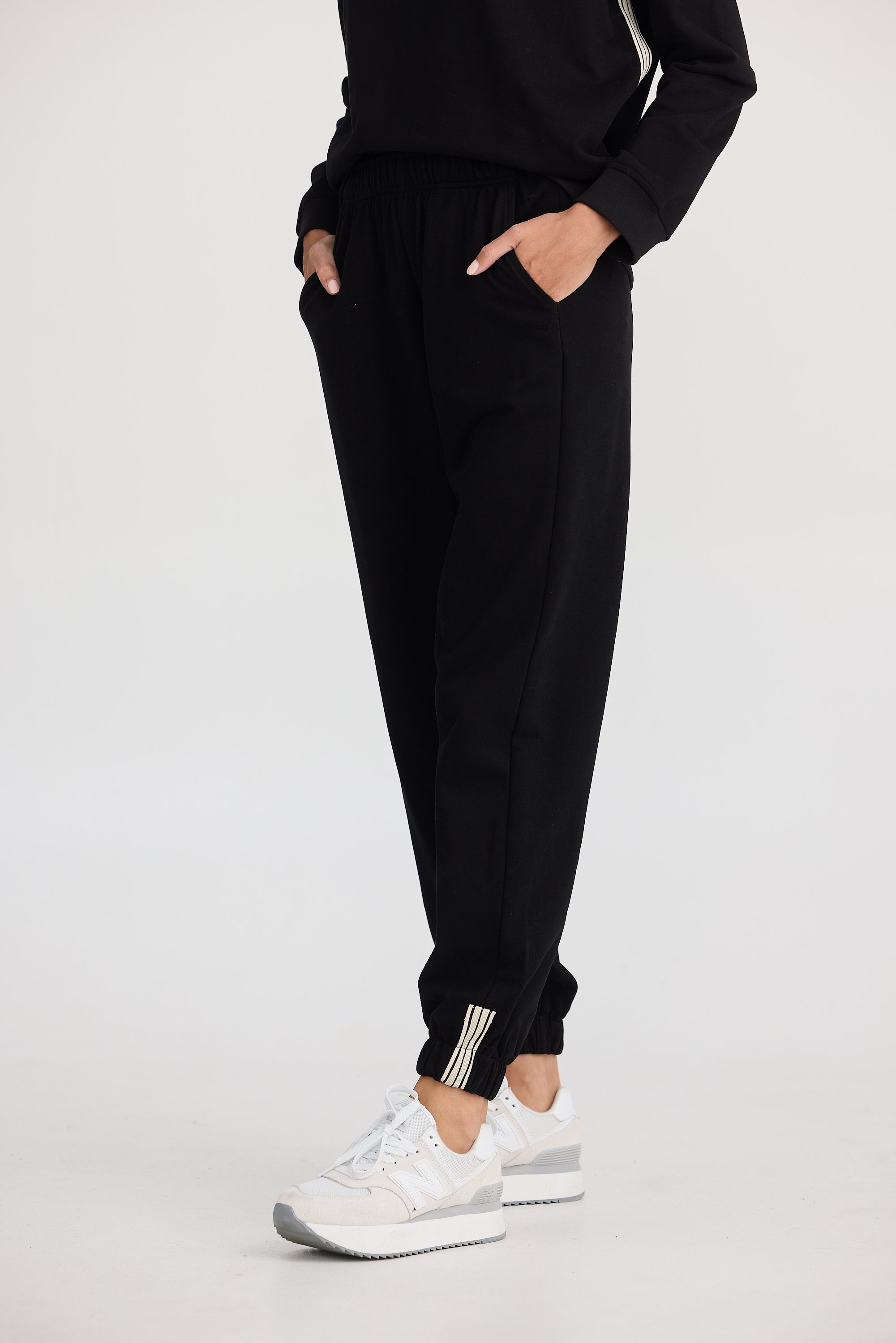 Collection of Homelove Walk Up Trackies - Black in a gallery layout