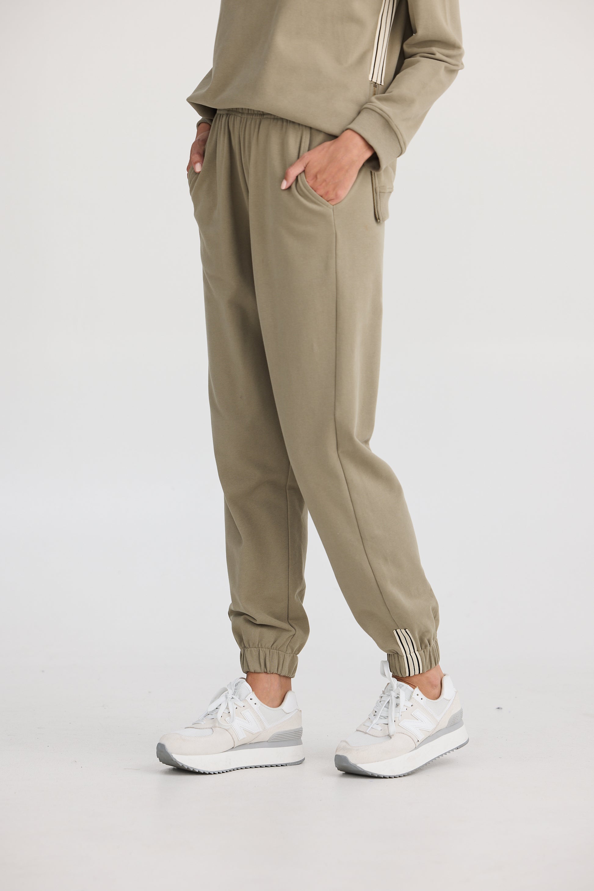 Homelove Walk Up Trackies - Sage