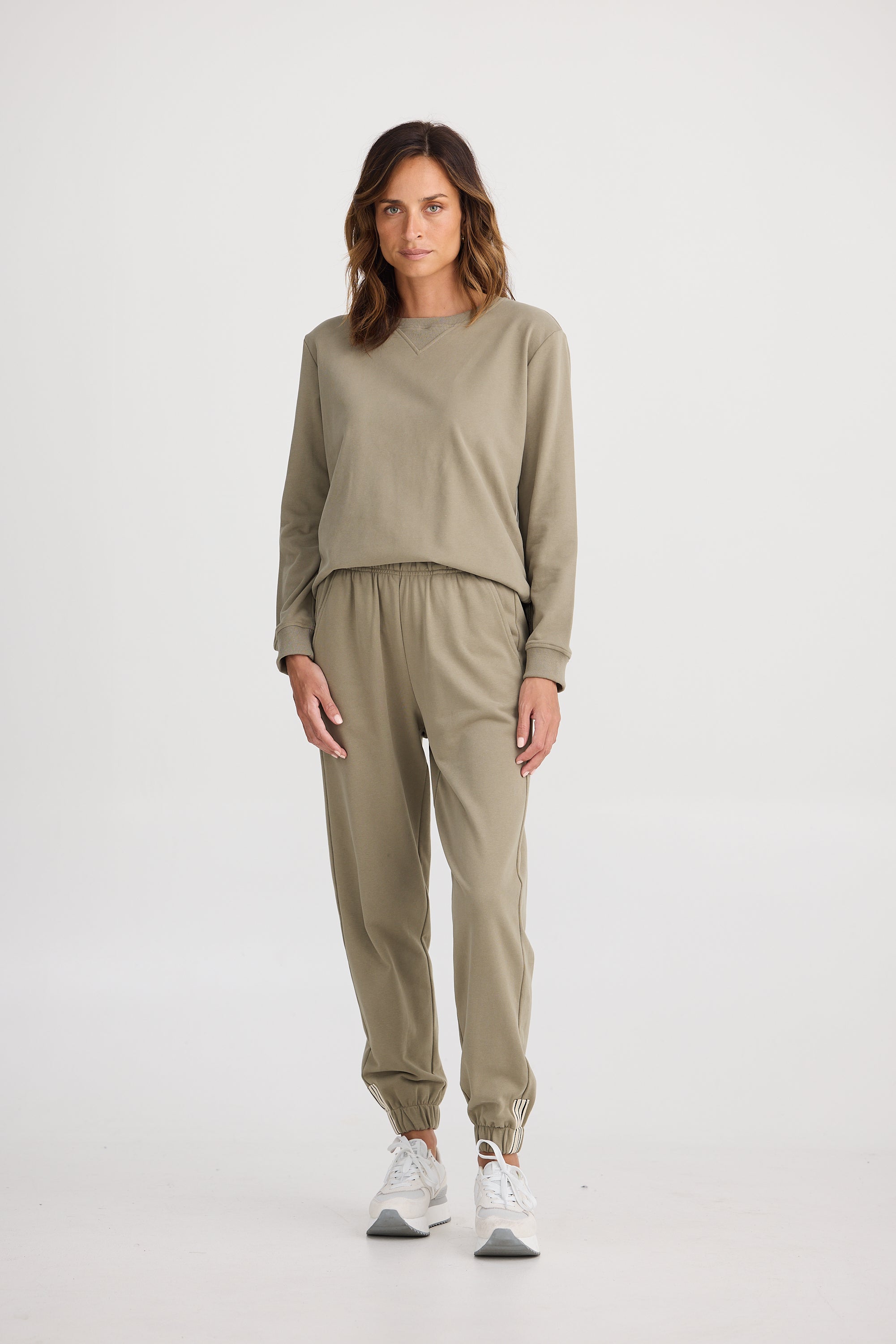 Collection of Homelove Walk Up Trackies - Sage in a gallery layout