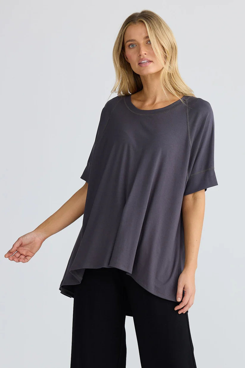 Collection of Homelove On the Move Tee - Charcoal in a gallery layout