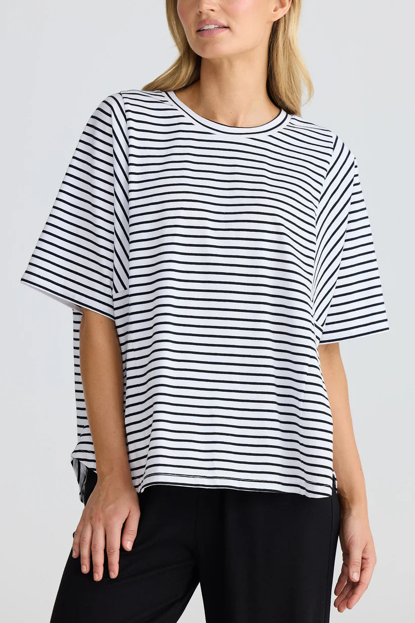 Collection of Homelove Sana Tee - Black Stripe in a gallery layout