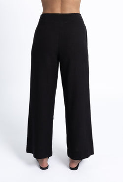 Collection of Humidity Fleetwood Linen Pant - Black in a gallery layout