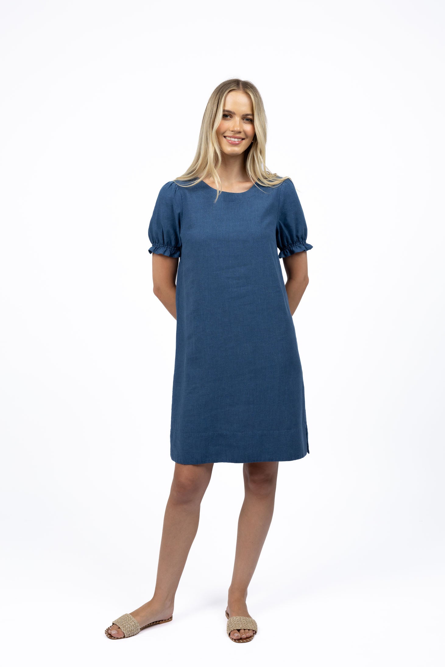 Humidity Lifestyle Sana Shift Dress - Ocean Blue