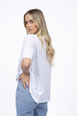 Collection of Humidity Dippy Tee - White in a gallery layout