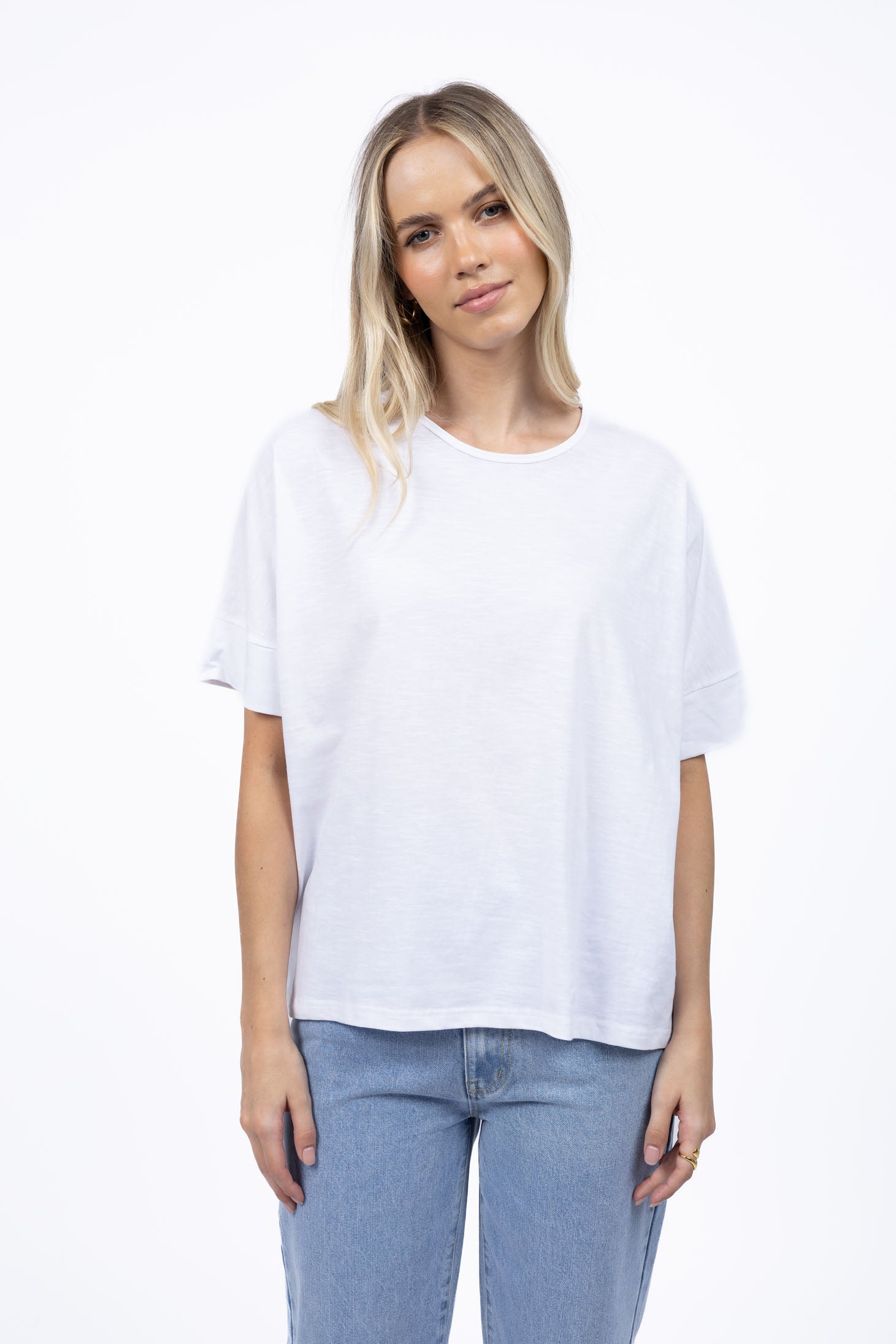 Humidity Dippy Tee - White