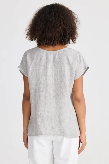 The Shanty Corporation Havana Tee - Charcoal Fleck
