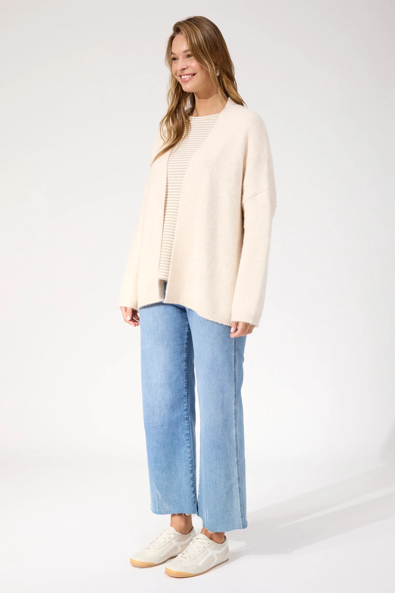 Haven Ottawa Crop Cardigan - Natural