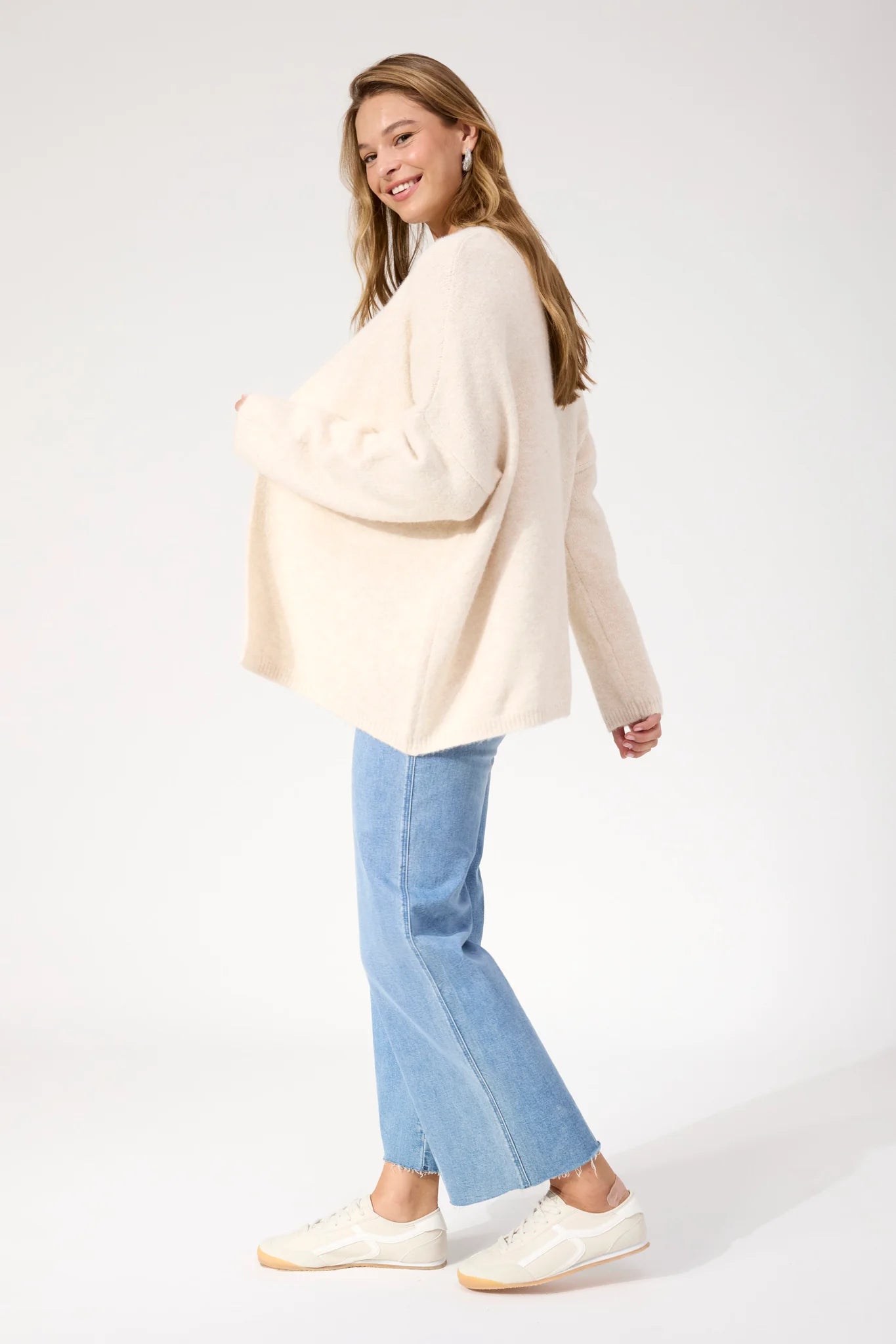 Haven Ottawa Crop Cardigan - Natural